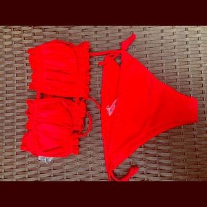 SHEIN Bandeau Tie Bikini